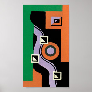 Illustration de motif Art Déco vintage jazz pochoi