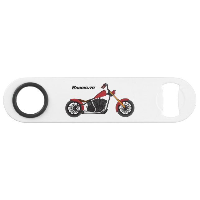 Illustration de moto de style chopper (Devant (Horizontal))