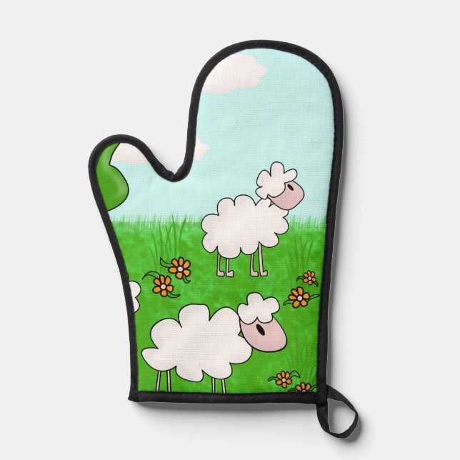 Illustration de moutons mignons pour enfants (Recto)