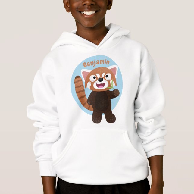 Illustration de panda rouge mignon (Devant)