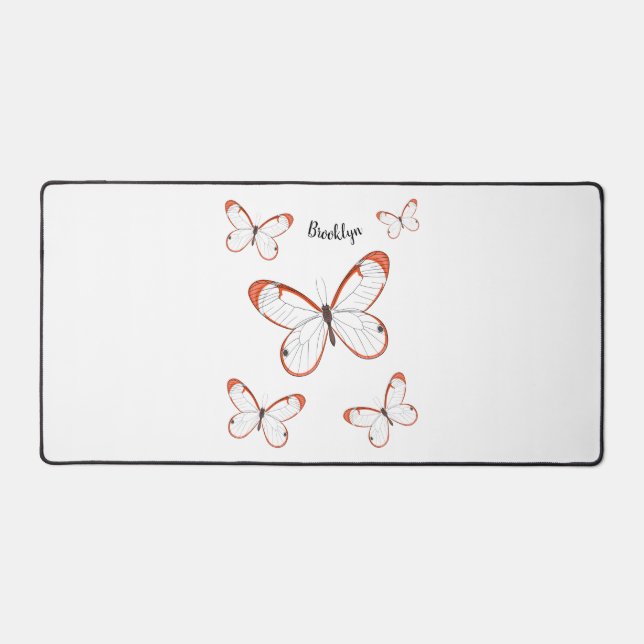Illustration de papillon en verre (Recto)