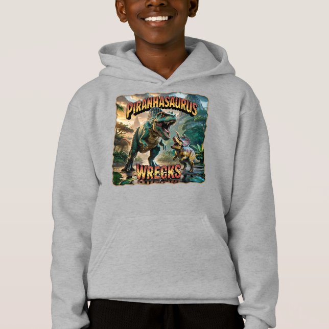 Illustration de Piranhasaurus Wrecks – Drôle et Ef (Devant)