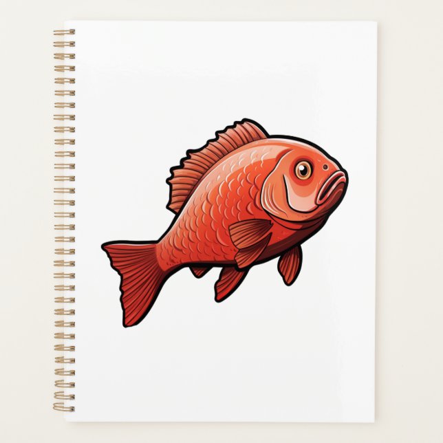 Illustration de poisson caricaturé (Devant)