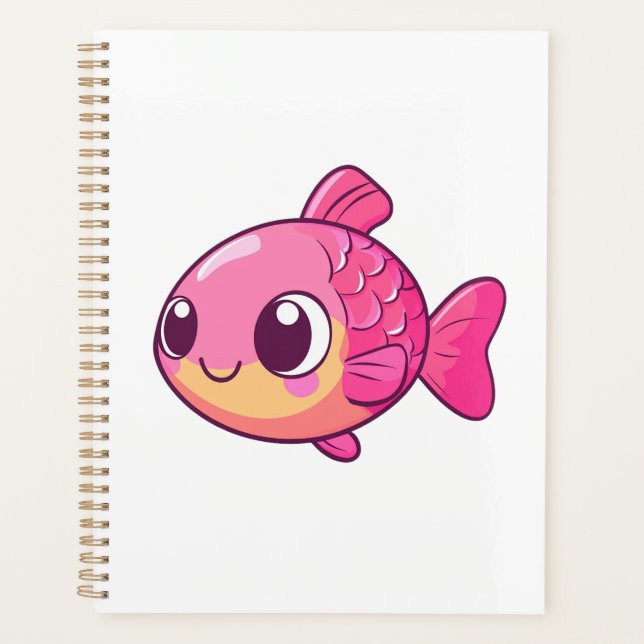 Illustration de poisson caricaturé (Devant)