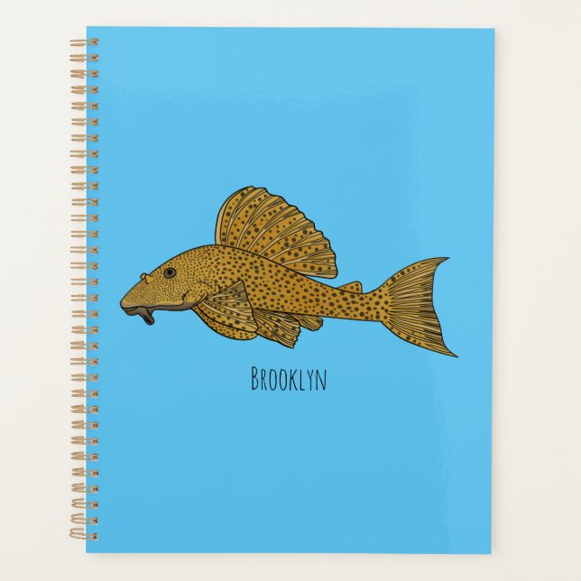 Illustration de poisson Pleco (Devant)