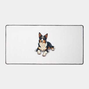Illustration de portrait de Border Collie tricolor