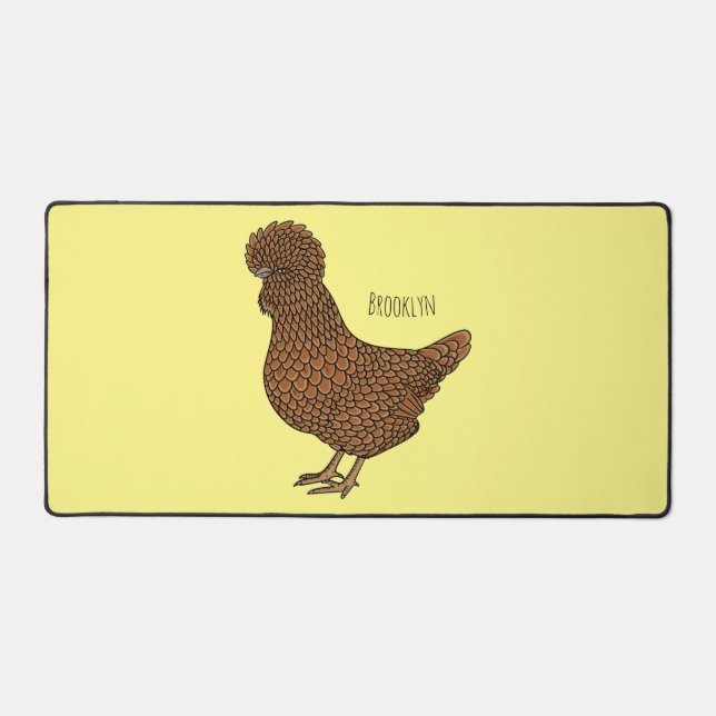 Illustration de poulet à la polis chamois (Recto)