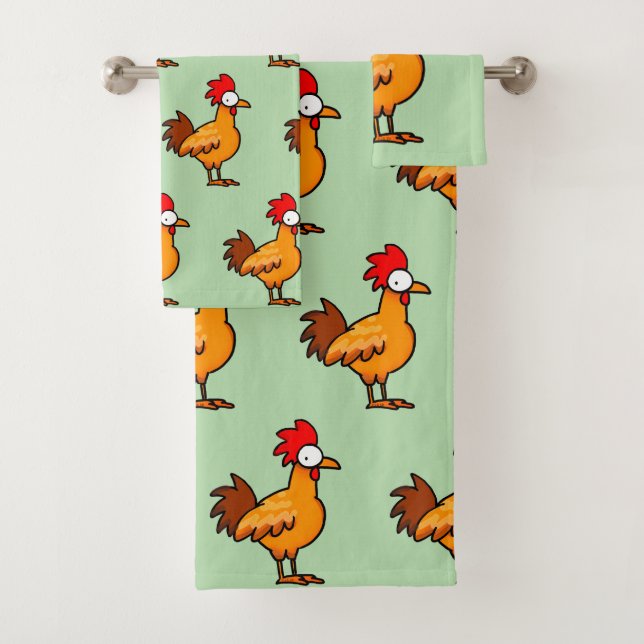 Illustration de poulet de dessin animé drôle (En situation)