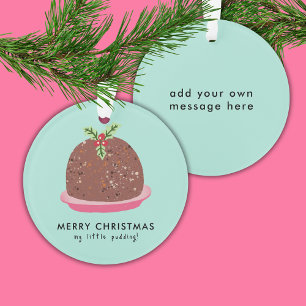 Illustration de pudding moderne de Noël