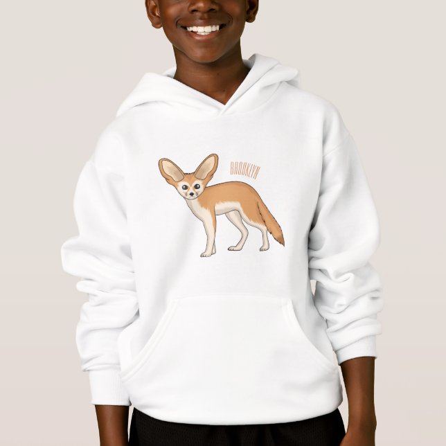 illustration de renard fennec de dessin animé (Devant)