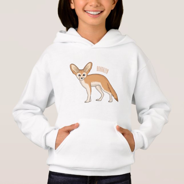 Illustration de renard fennec de dessin animé  (Devant)