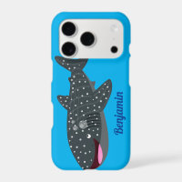 Illustration de requin baleine mignon de dessin an