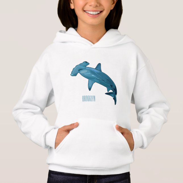 Illustration de requin marteau (Devant)