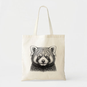 Illustration de sac fourre-tout Panda roux