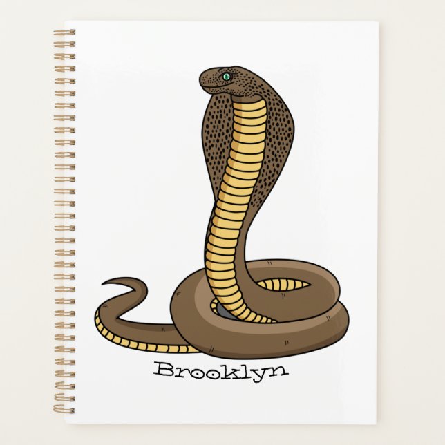 Illustration de serpent à cobra Brown (Devant)