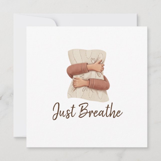 Illustration de soins personnels cosy « Respirez s (Devant)