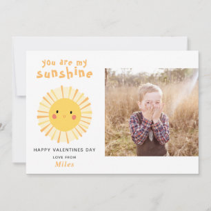 Illustration de soleil mignon photo valentines jou
