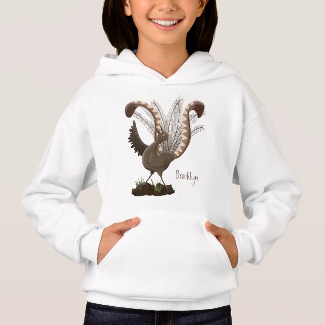 Illustration de superbe et superbe lyrebird (Devant)