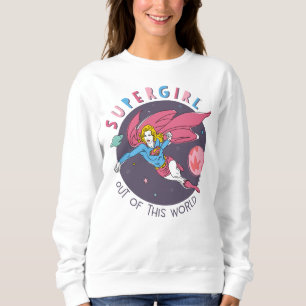 Illustration de Supergirl volant vers le haut
