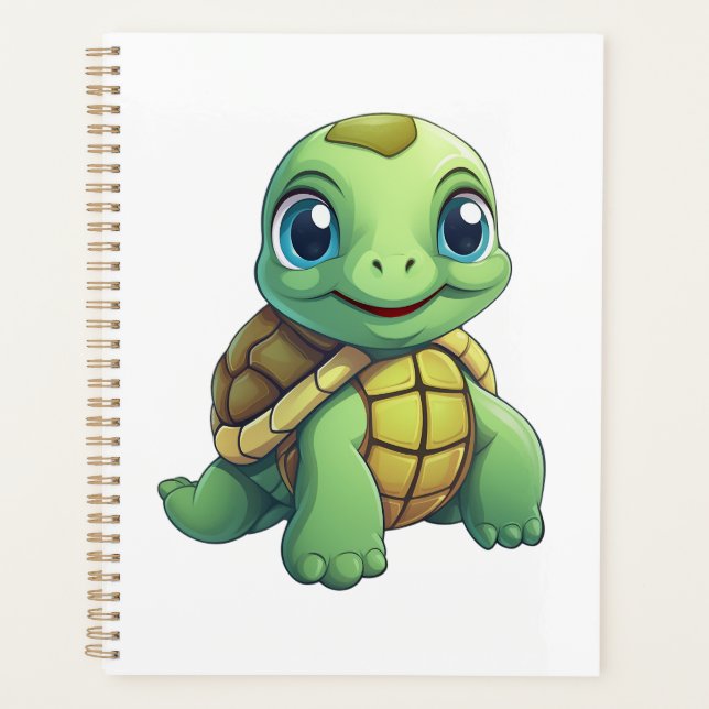 Illustration de tortue caricaturale (Devant)