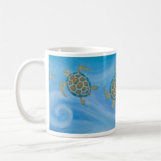 Illustration de tortues de mer - tasse en