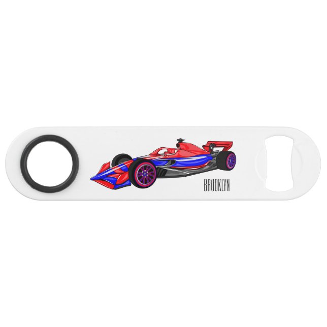 Illustration de voiture de course professionnelle (Devant (Horizontal))