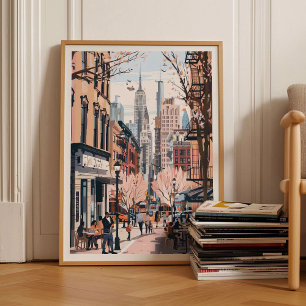 Illustration de voyage à New York Impression de Ne