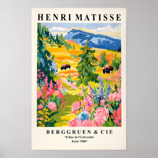 Illustration de Yellowstone, Affiche du Parc Natio