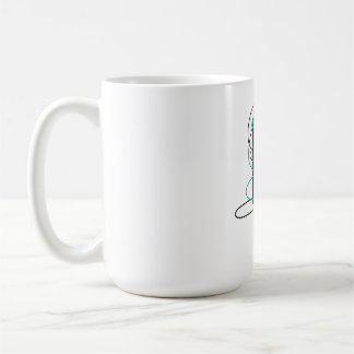 Illustration d'earphones de tasse à café Laissez-m