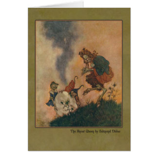 Illustration d'Edmund Dulac de la reine de neige