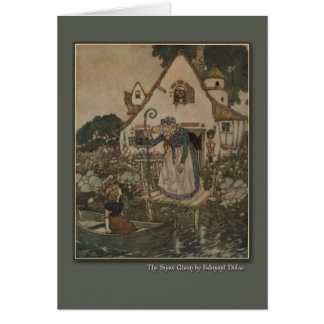 Illustration d'Edmund Dulac de la reine de neige
