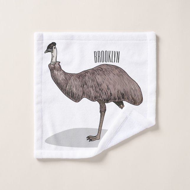 Illustration d'Emu bird (Gant de toilette)