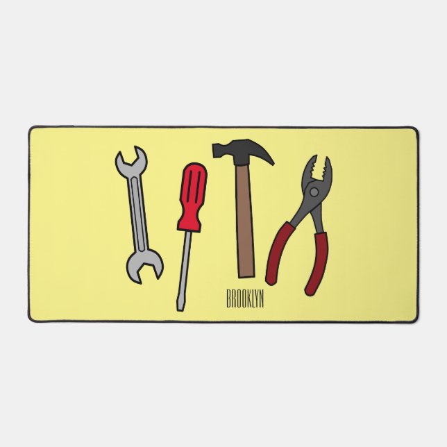 Illustration des outils de menuiserie (Recto)