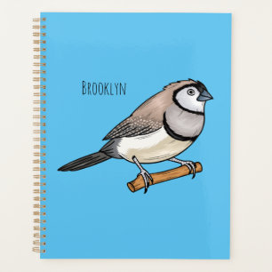 Illustration d'oiseau à deux barreaux