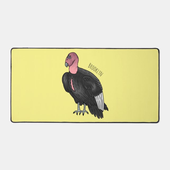 Illustration d'oiseau condor de Californie (Recto)