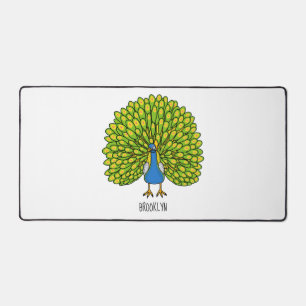 Illustration d'oiseau de paon brillant