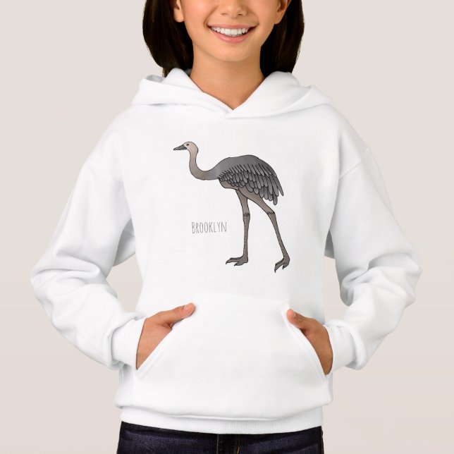 Illustration d'oiseau de rhée (Devant)