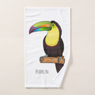 Illustration d'oiseau toucain à bec de Keel