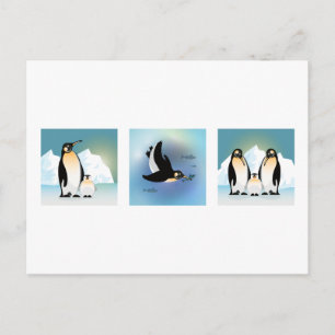 Illustration d'oiseaux - La carte postale de la fa