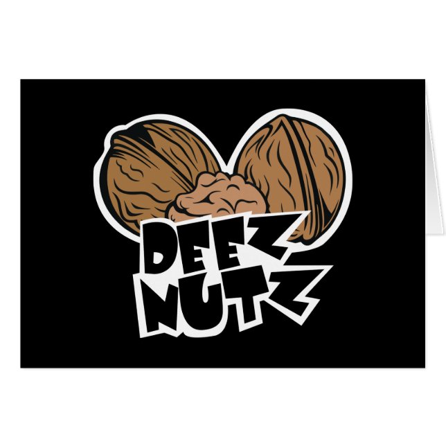 Illustration drôle de Deez Nutz (Devant horizontal)