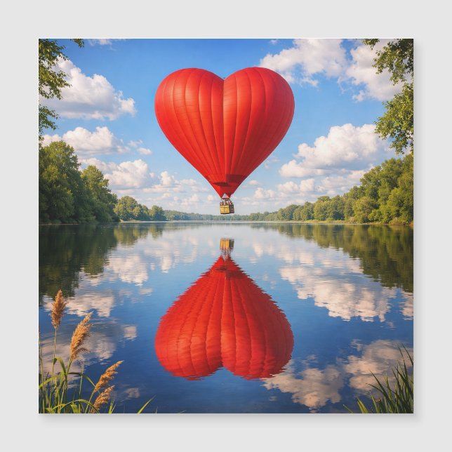 Illustration du ballon du cœur romantique (Devant)