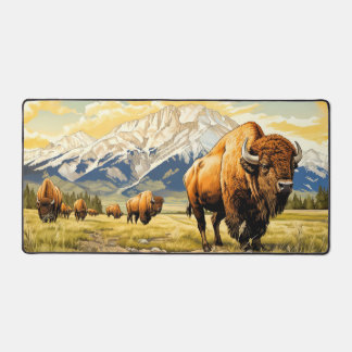 Illustration du bison itinérant