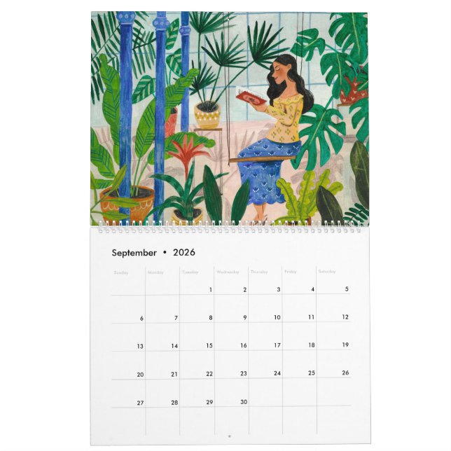 Illustration du calendrier Caroline Bonne Müller (Sep 2026)