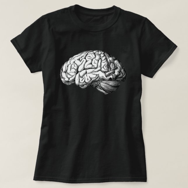 Illustration du cerveau humain T-shirt féminin     (Design devant)