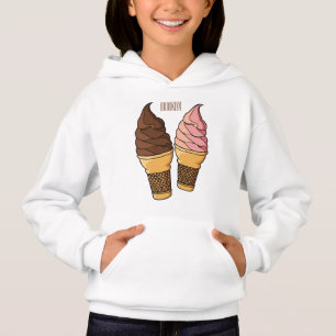 Illustration du cône de crème glacée