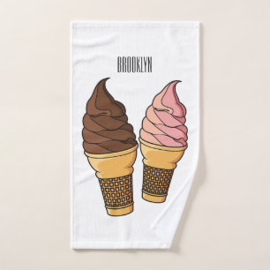 Illustration du cône de crème glacée