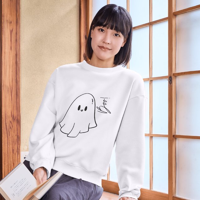 Illustration du fantôme de Boo mou Sweatshirt Hall (Créateur téléchargé)