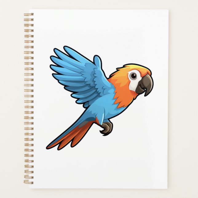 Illustration du perroquet de dessin (Devant)