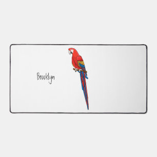 Illustration du perroquet de macaw Scarlet