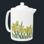 Illustration du portrait des jonquilles d'aquarell<br><div class="desc">Conçu à partir de l'illustration florale aquarelle des jonquilles par Farida Greenfield. De belles et délicates jonquilles jaunes flottent et dansent au printemps avec du feuillage vert autour d'elles et des bourgeons prêts à fleurir. Convient pour Pâques et cadeau de la Fête des Mères pour vos proches. Veuillez vérifier ma...</div>